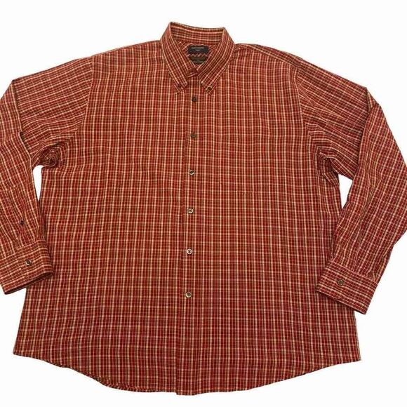 Dockers Stain Resistant No Wrinkles Button Down Plaid Shirt - Picture 1 of 10